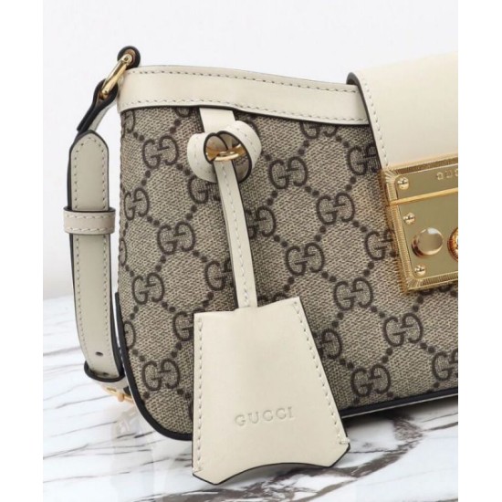 Repliche Borsa a tracolla piccola Gucci Lucchetto 811705 Crema Imitazioni Premium Replica perfetta Borsa a tracolla piccola Gucci Lucchetto 811705 Crema Imitazione Outlet Online