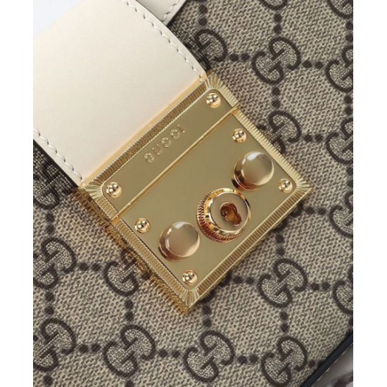 Repliche Borsa a tracolla piccola Gucci Lucchetto 811705 Crema Imitazioni Premium Replica perfetta Borsa a tracolla piccola Gucci Lucchetto 811705 Crema Imitazione Outlet Online