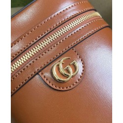 Miglior Falso Gucci Mini Borsa a tracolla in bambù 760200 Caffè Economiche Premium