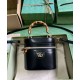 Perfette Qualità Repliche Gucci Mini Borsa a tracolla in bambù 760200 Nero Imitazione