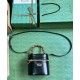 Perfette Qualità Repliche Gucci Mini Borsa a tracolla in bambù 760200 Nero Imitazione
