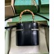 Perfette Qualità Repliche Gucci Mini Borsa a tracolla in bambù 760200 Nero Imitazione