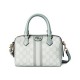 Perfette Qualità Repliche Borsa Gucci Ophidia GG mini con manico superiore 772053 Blu Imitazione