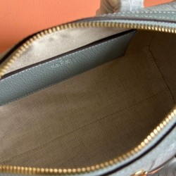 Perfette Qualità Repliche Borsa Gucci Ophidia GG mini con manico superiore 772053 Blu Imitazione