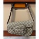 Replica perfetta Borsa a tracolla piccola Gucci Horsebit 1955 764155 Caffè Imitazione Outlet Online