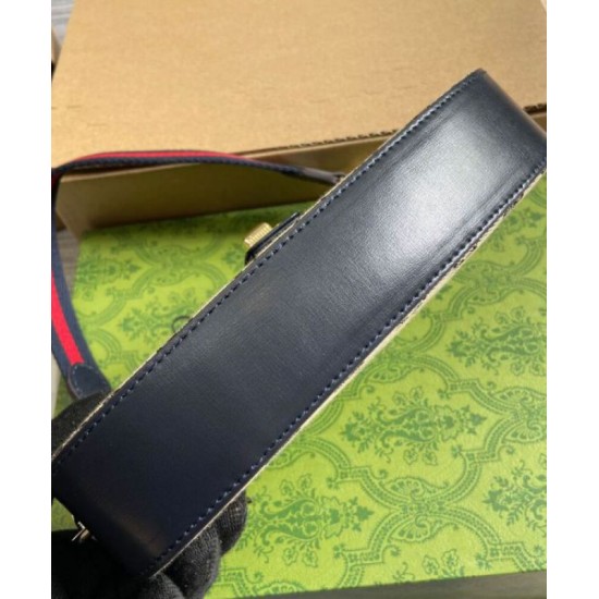 Miglior Falso Borsa a tracolla mini Gucci Moon Side 786015 Blu scuro Economiche Premium