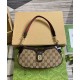 Replica perfetta Borsa a tracolla mini Gucci Moon Side 786015 Caffè scuro Imitazione Outlet Online