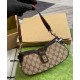 Replica perfetta Borsa a tracolla mini Gucci Moon Side 786015 Caffè scuro Imitazione Outlet Online