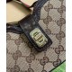 Replica perfetta Borsa a tracolla mini Gucci Moon Side 786015 Caffè scuro Imitazione Outlet Online