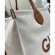 Replica perfetta Borsa tote media Gucci con stampa Gucci 772176 Caffè Imitazione Outlet Online