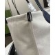 Miglior Falso Borsa tote media Gucci con stampa Gucci 772176 Nera Economiche Premium