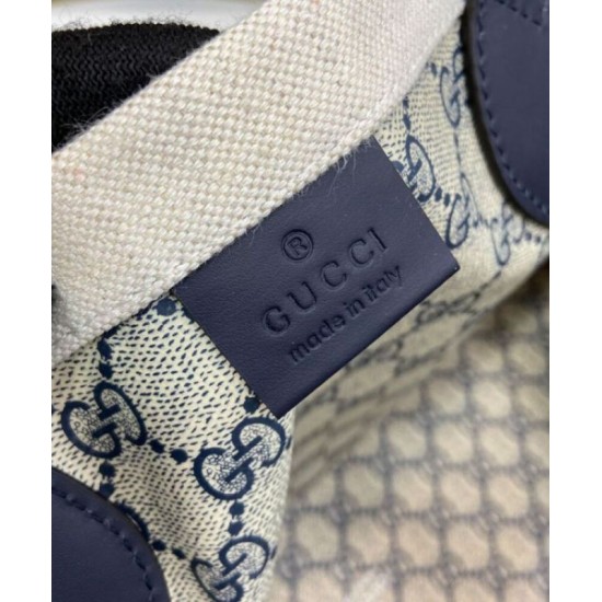 Miglior Falso Borsa tote media Gucci con stampa Gucci 772176 Nera Economiche Premium