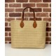 Perfette Qualità Repliche Gucci Borsa media effetto paglia 779666 Albicocca Imitazione