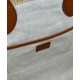 Perfette Qualità Repliche Gucci Borsa media effetto paglia 779666 Albicocca Imitazione