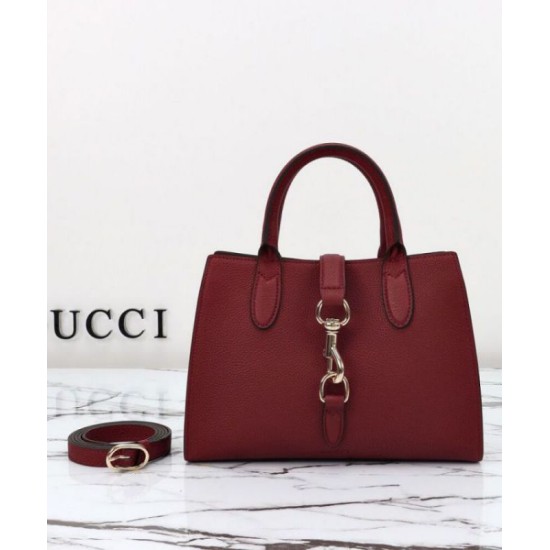 Replica perfetta Borsa tote piccola Gucci con chiusura a gancio 795349 Malva Imitazione Outlet Online