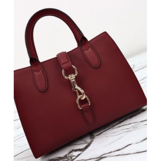 Replica perfetta Borsa tote piccola Gucci con chiusura a gancio 795349 Malva Imitazione Outlet Online