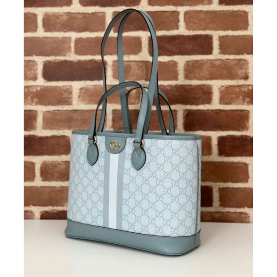 Repliche Borsa tote piccola Gucci Ophidia 765043 Blu Imitazioni Premium Replica perfetta Borsa tote piccola Gucci Ophidia 765043 Blu Imitazione Outlet Online