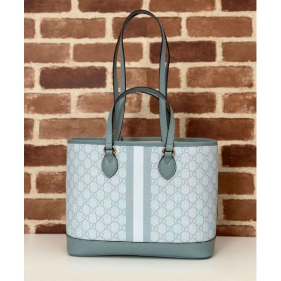 Repliche Borsa tote piccola Gucci Ophidia 765043 Blu Imitazioni Premium Replica perfetta Borsa tote piccola Gucci Ophidia 765043 Blu Imitazione Outlet Online