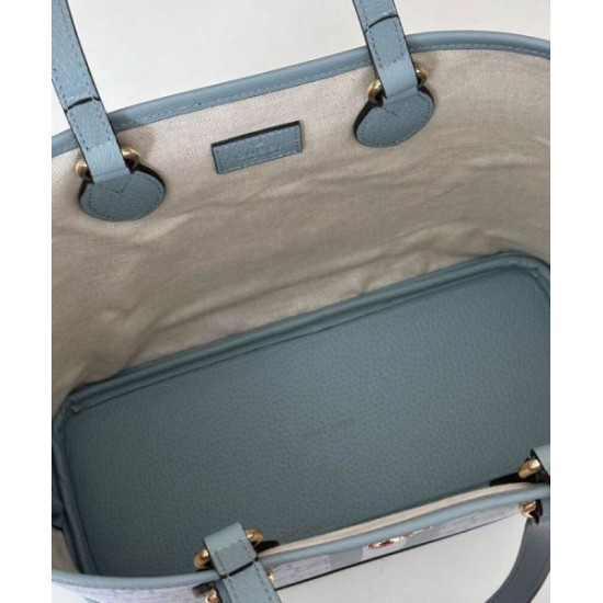 Repliche Borsa tote piccola Gucci Ophidia 765043 Blu Imitazioni Premium Replica perfetta Borsa tote piccola Gucci Ophidia 765043 Blu Imitazione Outlet Online