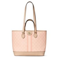 Miglior Falso Borsa tote piccola Gucci Ophidia 765043 Rosa Economiche Premium