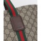 Migliore Repliche Borsa tote media Gucci GG Tender 763287 Caffè scuro Economiche Outlet Online