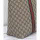 Migliore Repliche Borsa tote media Gucci GG Tender 763287 Caffè scuro Economiche Outlet Online