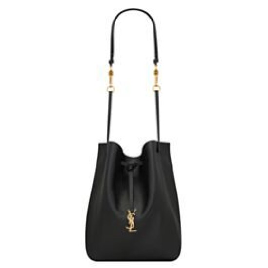 Perfette Qualità Repliche YSL Saint Laurent Paris Vii Pochon In Pelle Di Agnello Nero Imitazione