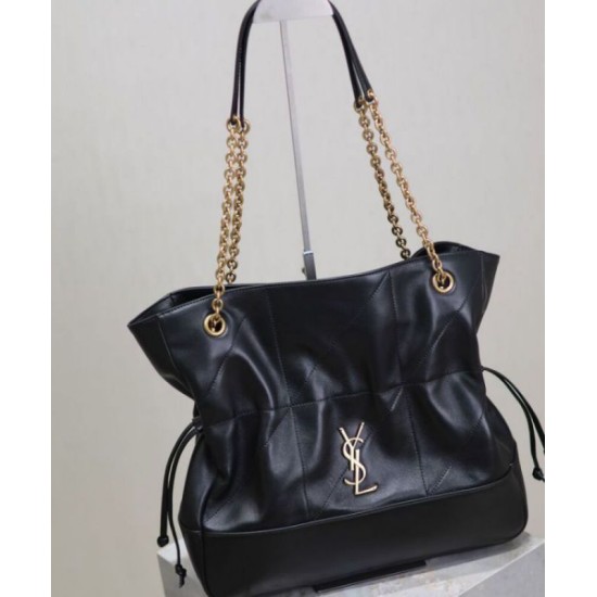 Replica perfetta YSL Saint Laurent Jamie 4.3 Borsa Tote In Pelle Di Montone Nero Imitazione Outlet Online