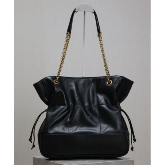 Replica perfetta YSL Saint Laurent Jamie 4.3 Borsa Tote In Pelle Di Montone Nero Imitazione Outlet Online