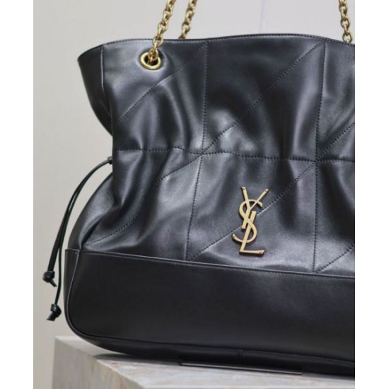 Replica perfetta YSL Saint Laurent Jamie 4.3 Borsa Tote In Pelle Di Montone Nero Imitazione Outlet Online