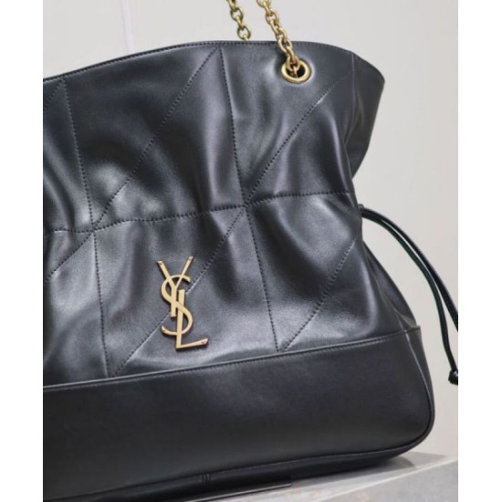 Replica perfetta YSL Saint Laurent Jamie 4.3 Borsa Tote In Pelle Di Montone Nero Imitazione Outlet Online