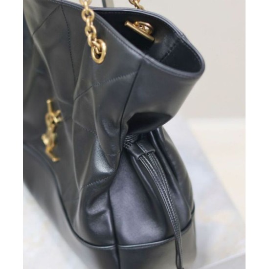 Replica perfetta YSL Saint Laurent Jamie 4.3 Borsa Tote In Pelle Di Montone Nero Imitazione Outlet Online