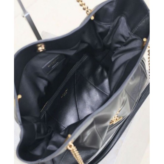Replica perfetta YSL Saint Laurent Jamie 4.3 Borsa Tote In Pelle Di Montone Nero Imitazione Outlet Online