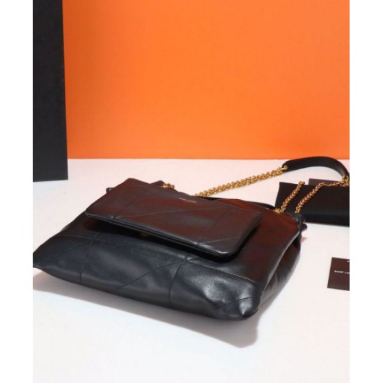 Miglior Falso YSL Saint Laurent Jamie 4.3 Pochon In Pelle Di Agnello Nero Economiche Premium