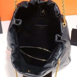 Miglior Falso YSL Saint Laurent Jamie 4.3 Pochon In Pelle Di Agnello Nero Economiche Premium