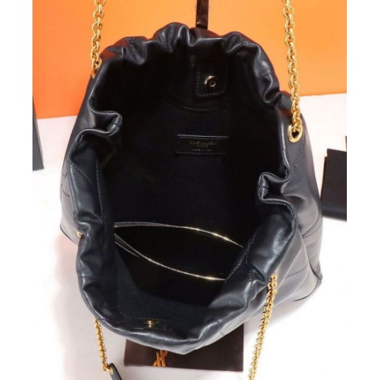 Miglior Falso YSL Saint Laurent Jamie 4.3 Pochon In Pelle Di Agnello Nero Economiche Premium