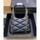 Perfette Qualità Repliche YSL Saint Laurent Sade Hobo In Pelle Di Agnello Nero Imitazione