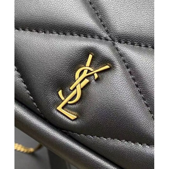 Perfette Qualità Repliche YSL Saint Laurent Sade Hobo In Pelle Di Agnello Nero Imitazione
