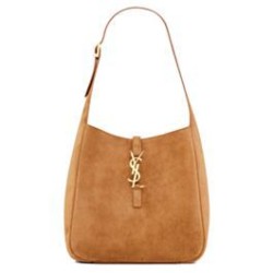Miglior Falso YSL Saint Laurent Le 5 A 7 Supple Small In Pelle Scamosciata Caffè Economiche Premium