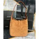 Miglior Falso YSL Saint Laurent Le 5 A 7 Supple Small In Pelle Scamosciata Caffè Economiche Premium