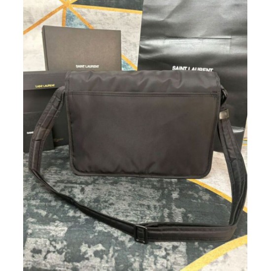 Perfette Qualità Repliche YSL Saint Laurent Niki Messenger In Econyl 757146 Nero Imitazione