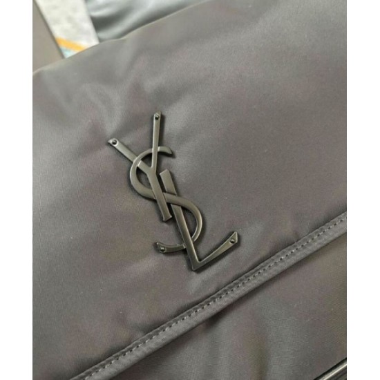 Perfette Qualità Repliche YSL Saint Laurent Niki Messenger In Econyl 757146 Nero Imitazione