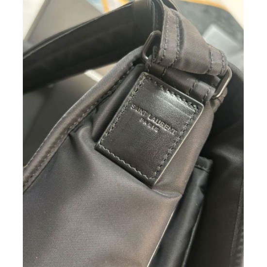 Perfette Qualità Repliche YSL Saint Laurent Niki Messenger In Econyl 757146 Nero Imitazione