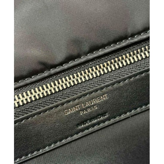 Perfette Qualità Repliche YSL Saint Laurent Niki Messenger In Econyl 757146 Nero Imitazione