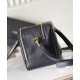 Replica perfetta YSL Saint Laurent Lyia Duffle In Pelle Di Agnello Trapuntata Nero Imitazione Outlet Online