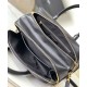 Replica perfetta YSL Saint Laurent Lyia Duffle In Pelle Di Agnello Trapuntata Nero Imitazione Outlet Online