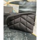 Replica perfetta YSL Saint Laurent Puffer Messenger Borsa In Nylon Rigenerato Econyl Nero Imitazione Outlet Online