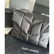 Replica perfetta YSL Saint Laurent Puffer Messenger Borsa In Nylon Rigenerato Econyl Nero Imitazione Outlet Online