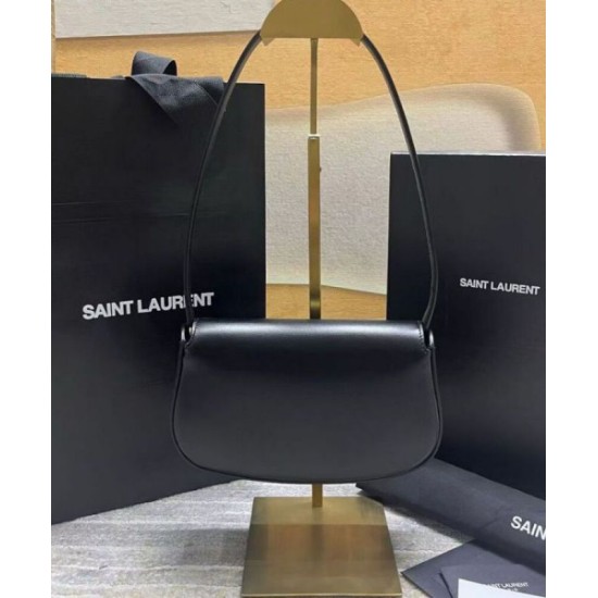 Replica perfetta YSL Saint Laurent Mini Voltaire In Box Saint Laurent Nero Imitazione Outlet Online
