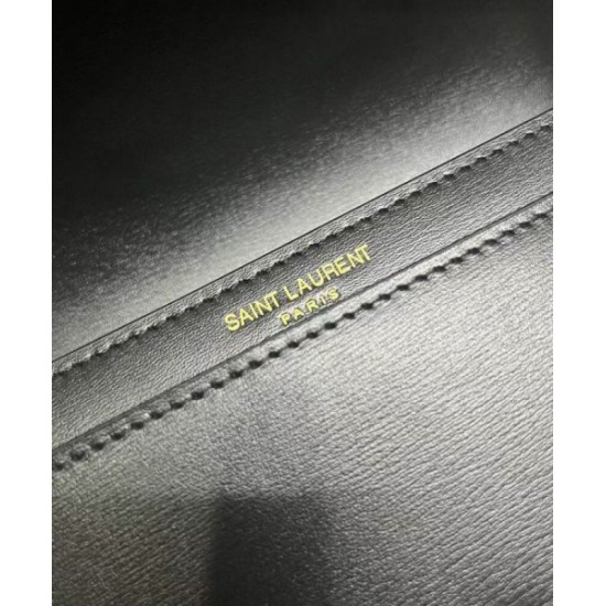 Replica perfetta YSL Saint Laurent Mini Voltaire In Box Saint Laurent Nero Imitazione Outlet Online